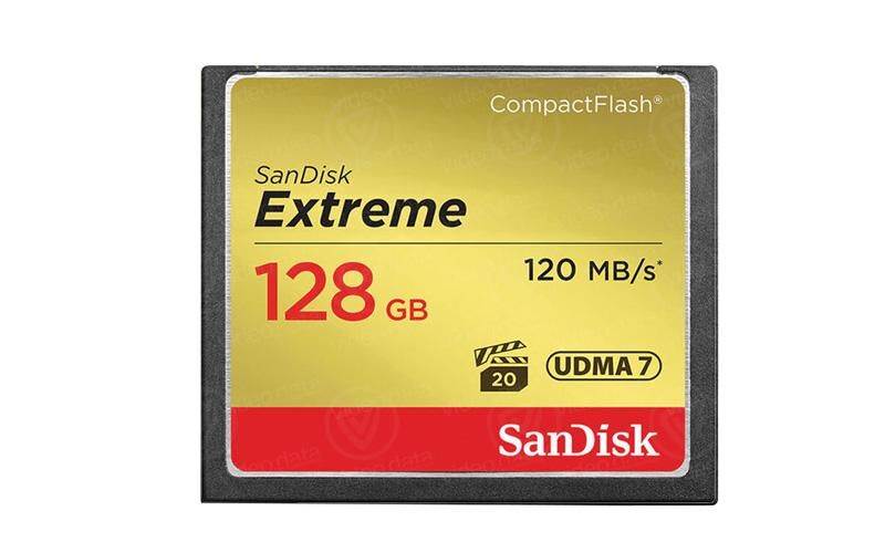 SanDisk Compact Flash Extreme 128 GB 120 MB/s