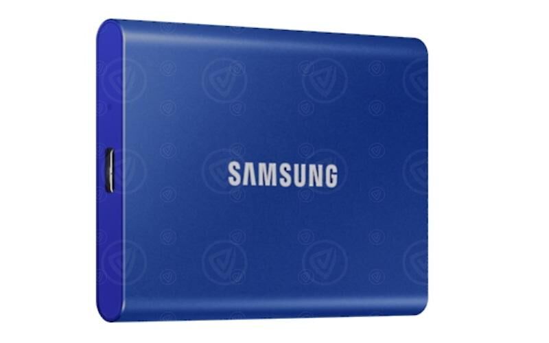 Samsung Portable SSD T7 USB-C 500 GB - Indigo Blue