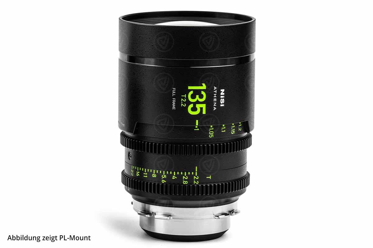 NiSi Athena 135 mm T2.2 - G-Mount (No Drop-In Filter)