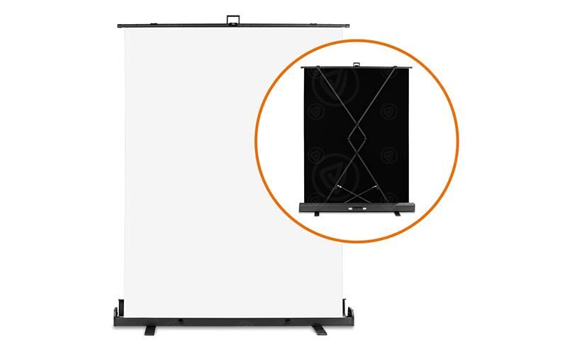 Walimex Pro Roll-up Panel Hintergrund weiß (155 x 200 cm)