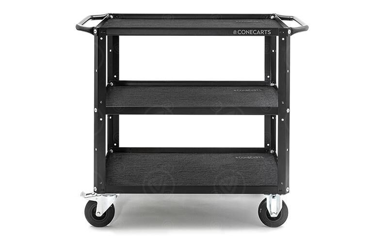 Conecarts Small - With Black Fabric Mat, 3 shelves