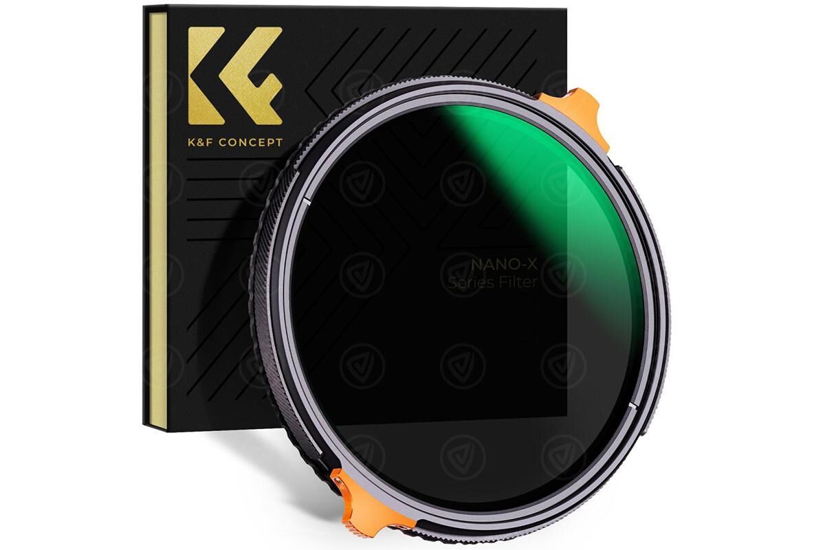 K&F Concept 43 mm ND4-ND64 (2-6 Stop) Variable ND Filter and CPL Circular Polarizing Filter 2 in 1