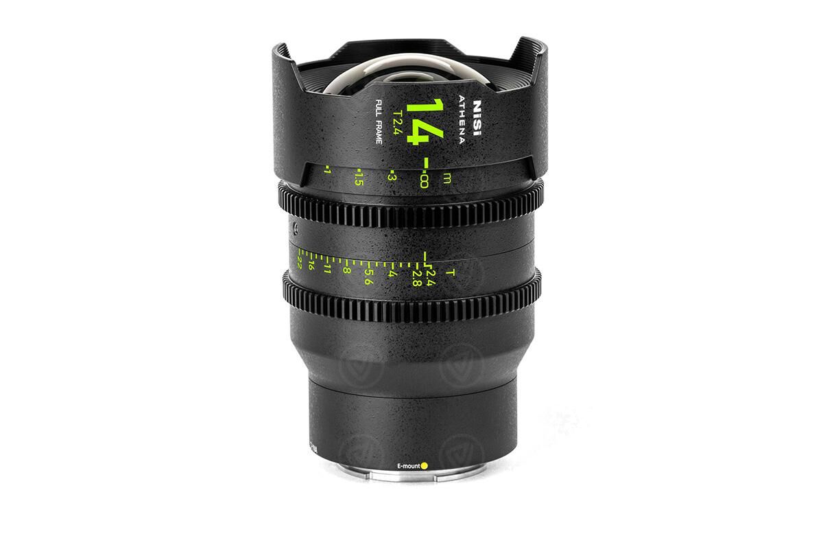 NiSi Athena 14 mm T2.4 (NO DROP IN FILTER) - E-Mount