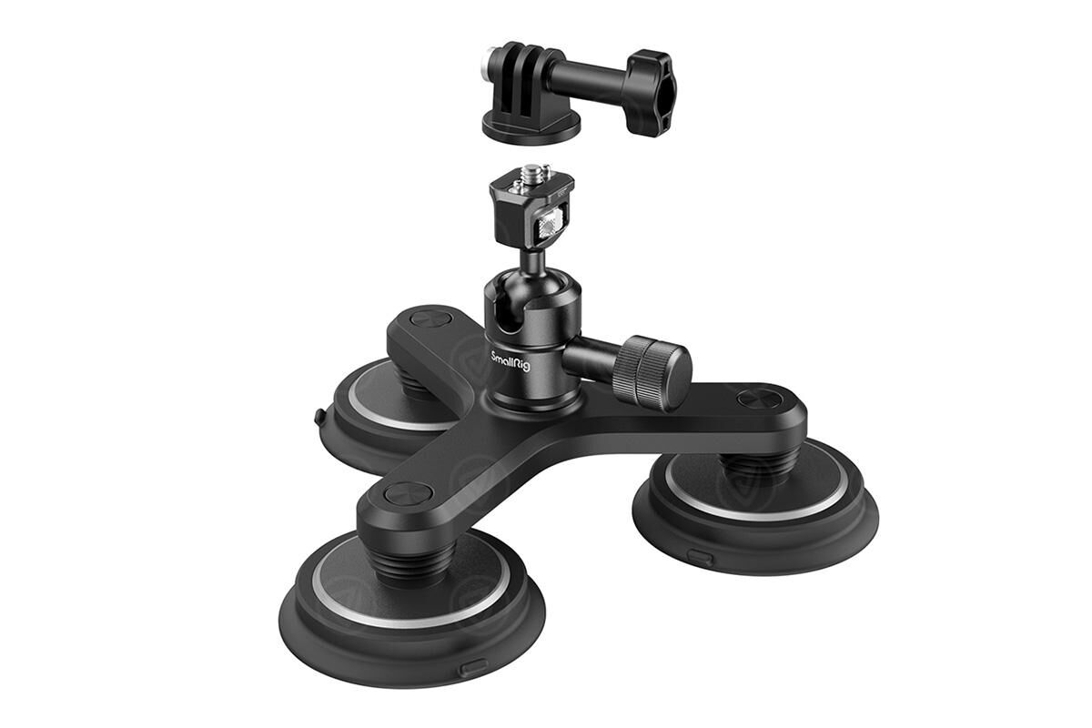 SmallRig Triple Magnetic Suction Cup Mounting Support Kit for Action Cameras (4468)