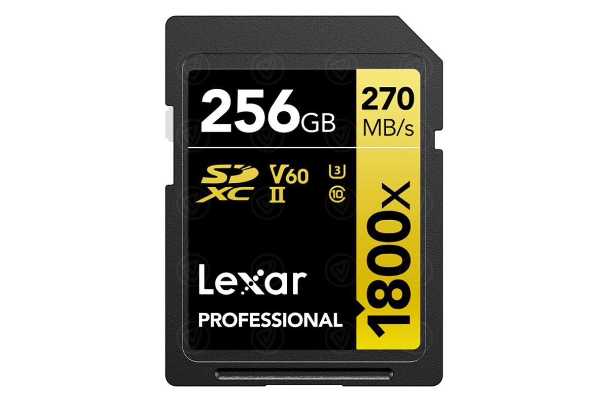 Lexar Professional 1800x SDXC V60 UHS-II Gold 256 GB