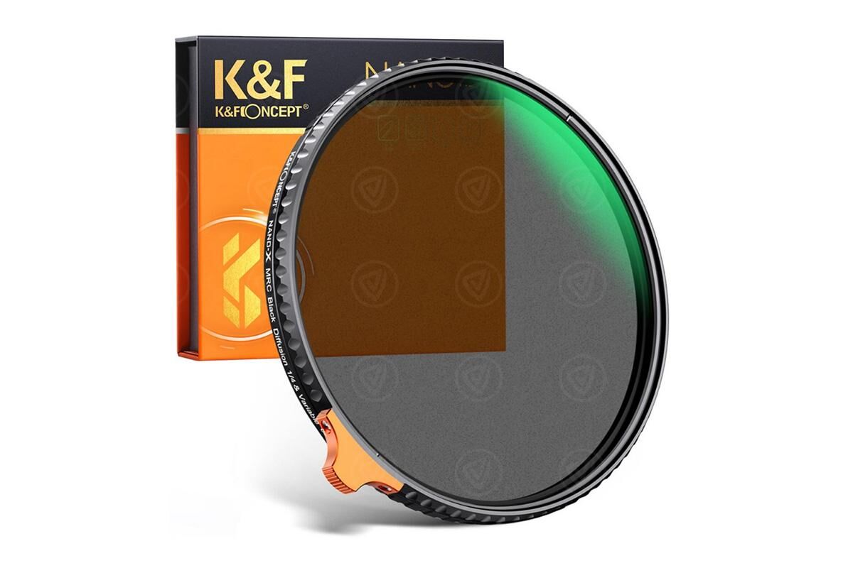 K&F Concept 67 mm, multifunctional adjustable black mist 1/4 & ND2~32, HD