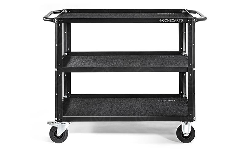 Conecarts Large - With Black Fabric Mat, 3 shelves