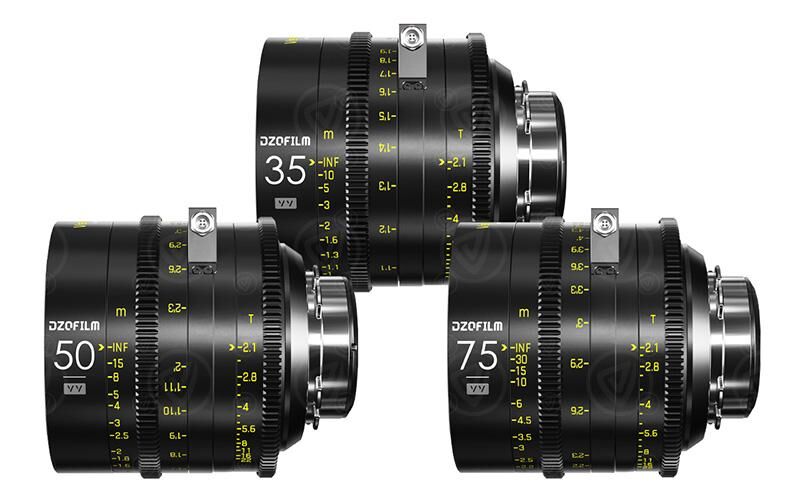 DZOFILM Vespid CYBER 3-Lens Kit (35/50/75) - PL/EF