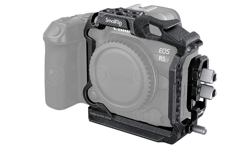 SmallRig „Black Mamba“ Half Cage & Cable Clamp for Canon EOS R5/R6/R5 C (3656)