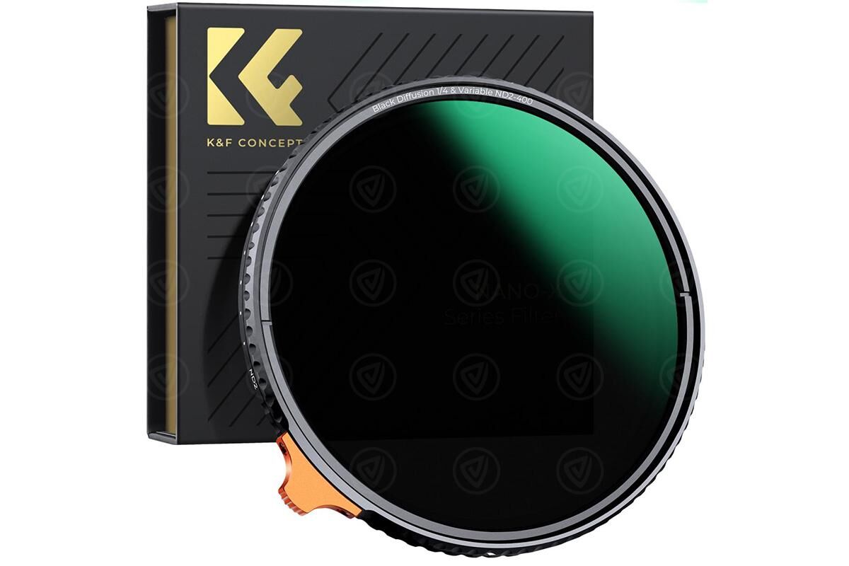 K&F Concept 72 mm Black Mist 1/4 + ND8-128 Variable ND Filter