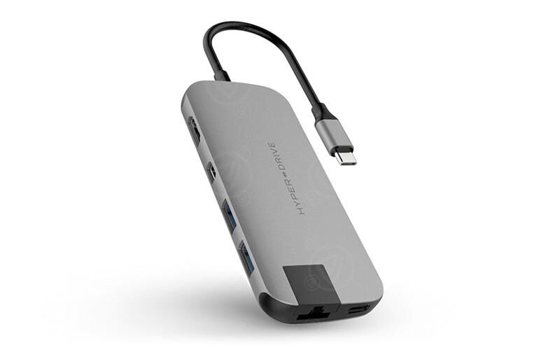 Targus HyperDrive SLIM 8-in-1 USB-C Hub - Grau