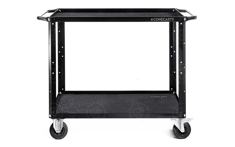 Conecarts Large - With Black Fabric Mat, 2 shelves