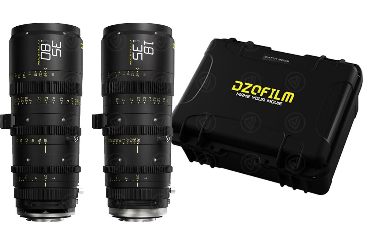 DZOFILM CATTA ZOOM 2-Lens Kit (18-35/35-80) T2.9 Black - E