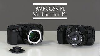 Wooden Camera PL Mount Modification Kit (Blackmagic Pocket Cinema Camera 6K)