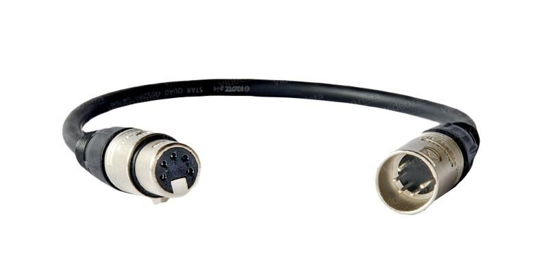 XLR 5-poliges Stereo Audiokabel, 0,4 m