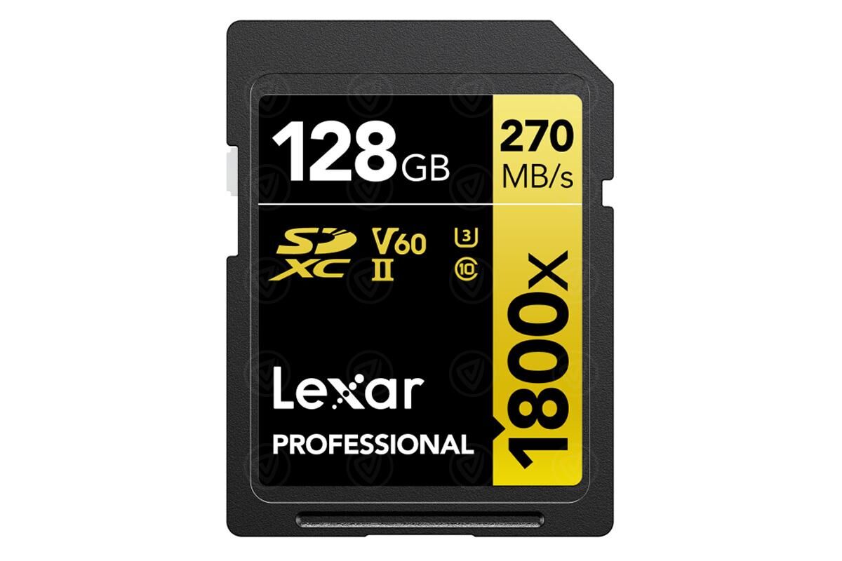 Lexar Professional 1800x SDXC V60 UHS-II Gold 128 GB