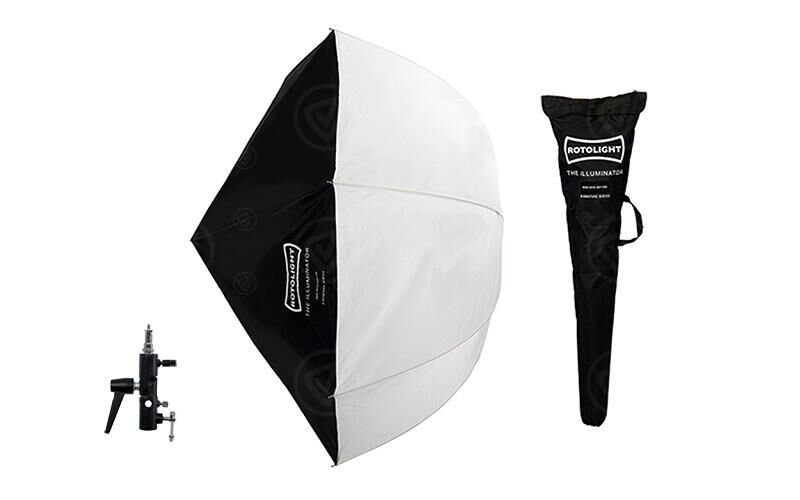 Rotolight Illuminator with umbrella mount