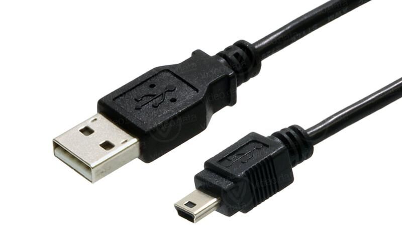 Adapterkabel Mini USB auf USB 2.0, 1 m