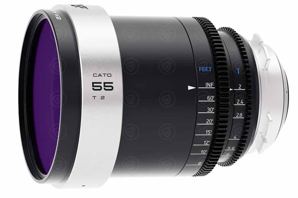 Blazar Cato 55 mm T2.0 2X Full Frame Anamorphic Lens - PL - Silver Flare