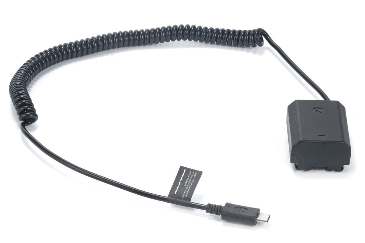 Tilta Sony NP-FZ100 Dummy Battery to USB-C PD Power Cable (DB-SYFZ-USBC)