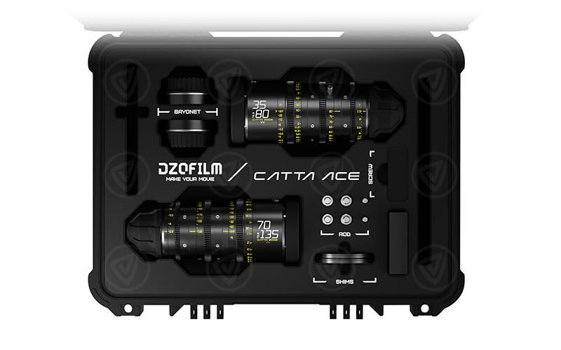 DZOFILM CATTA ACE FF Zoom Bundle 35-80mm / 70-135mm T2.9 - PL/EF