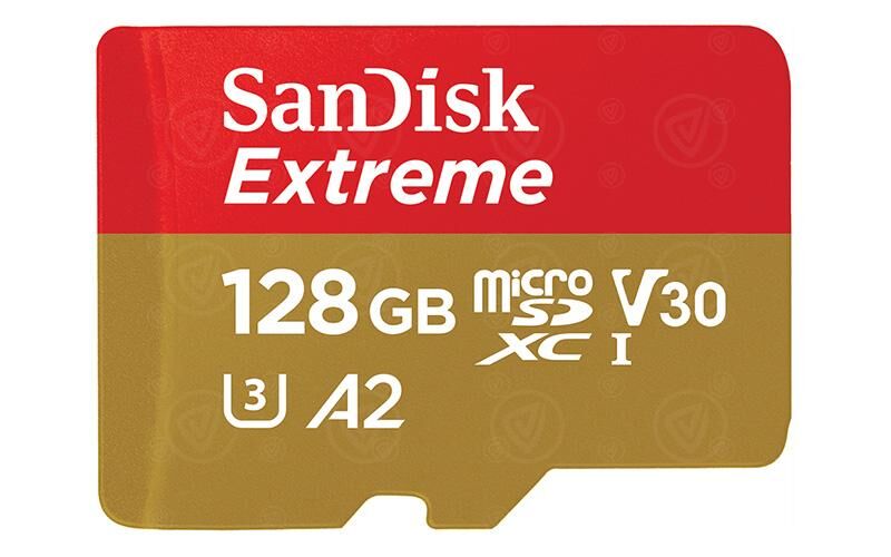 SanDisk Extreme microSD V30 UHS-I - 128 GB