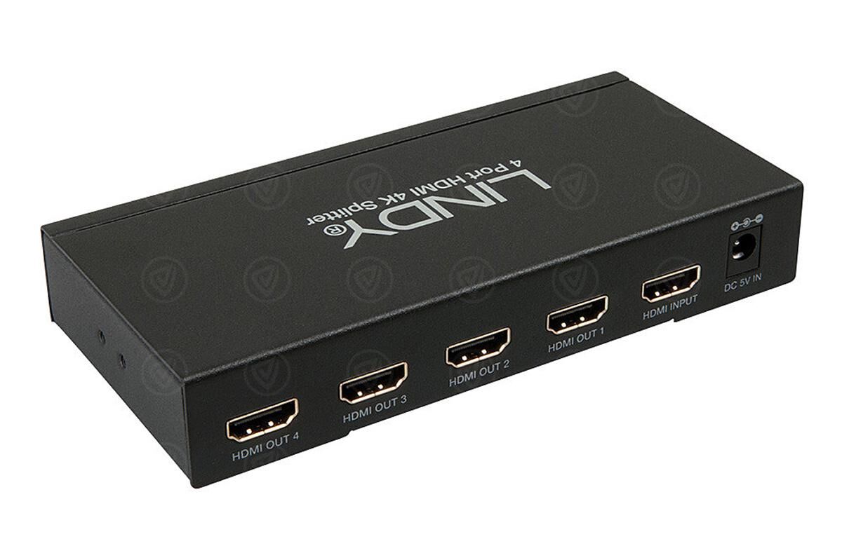 Lindy 4 Port HDMI 10.2G Splitter