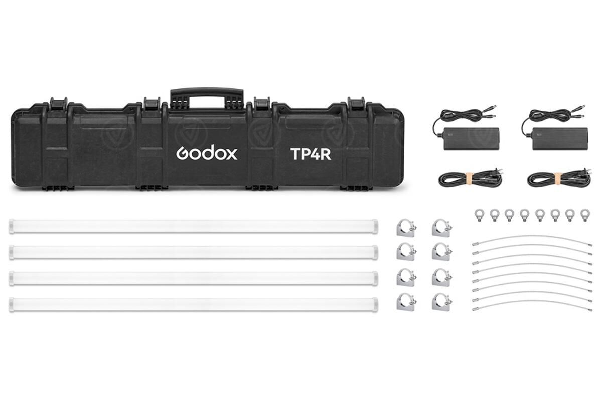 Godox Knowled TP4R-K4 Pixel RGBWW LED Tube 4 Light Kit