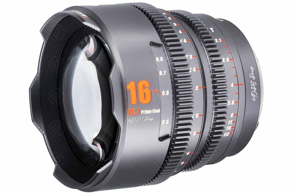 7Artisans Hope 16mm T2.1 S35 Cine für Fuji X - Titangrau