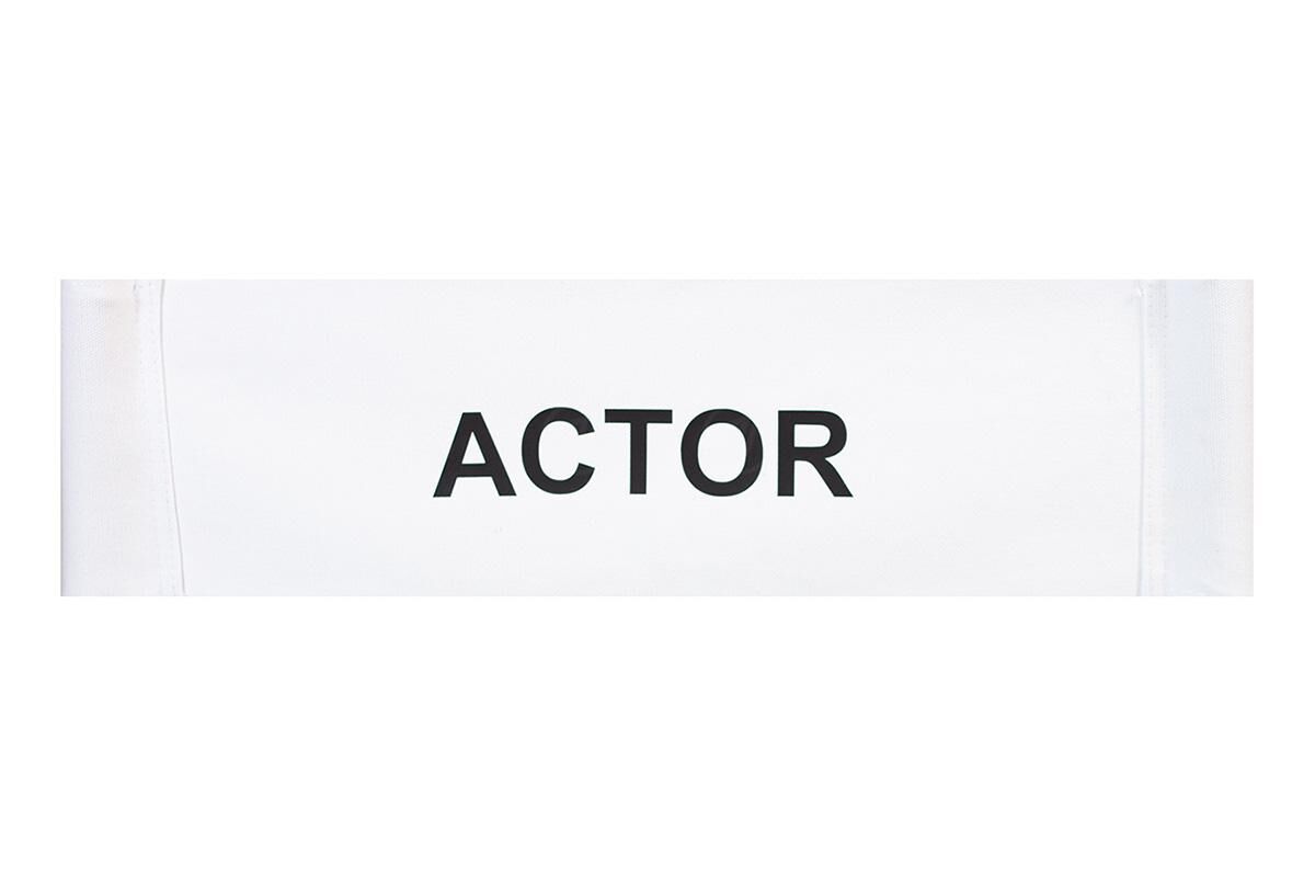 Filmcraft Preprinted White Canvas - Actor
