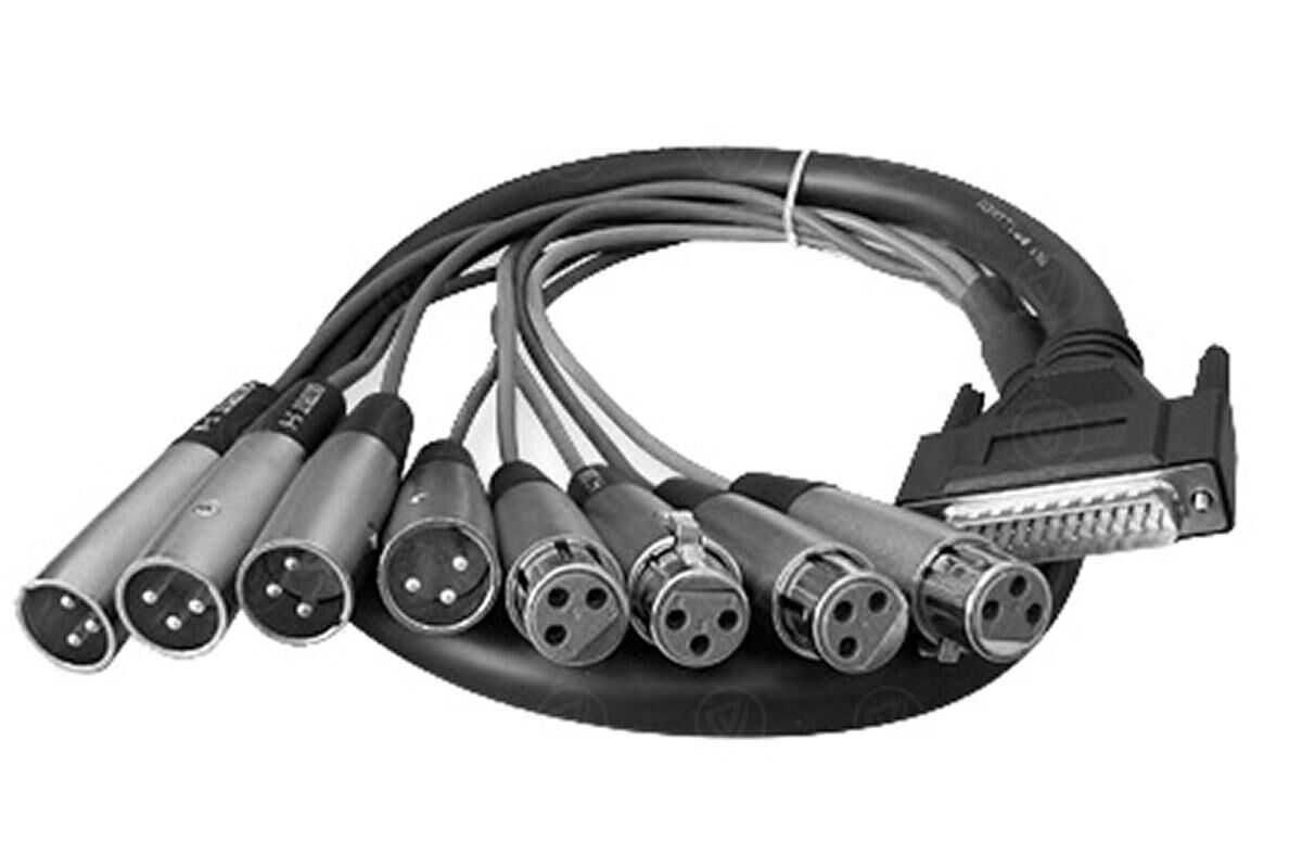 Multicore-Kabel Digital AES/EBU D-Sub auf XLR