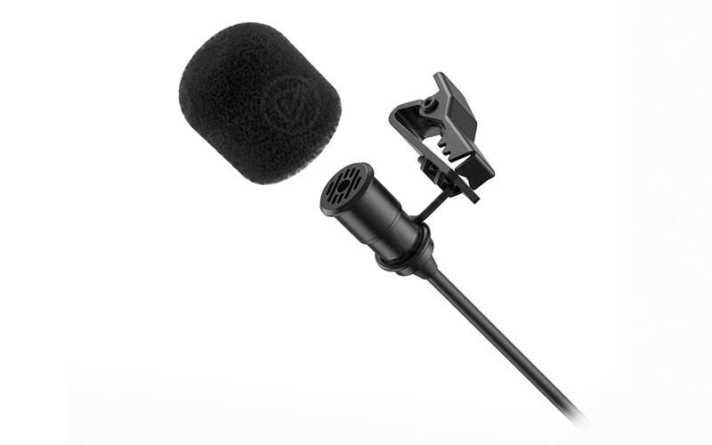 simorr Wave L1 3.5mm Lavalier Microphone (Black) (3388)