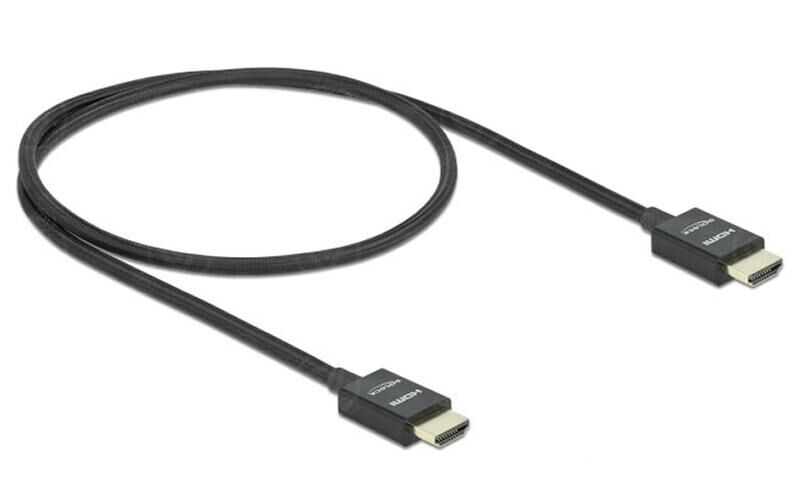 Delock koaxiales 8K Ultra High Speed HDMI Kabel (2.1), 0,5 m