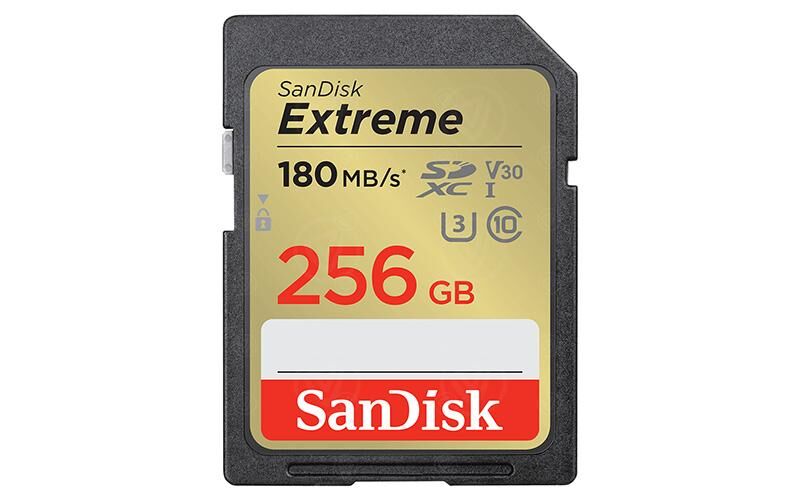 SanDisk Extreme SDHC / SDXC V30 UHS-I - 256 GB