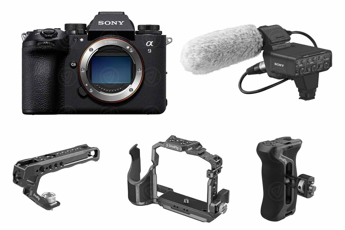 Sony Alpha 9 III Cage Kit mit gratis XLR-K3M  ECM-XM1