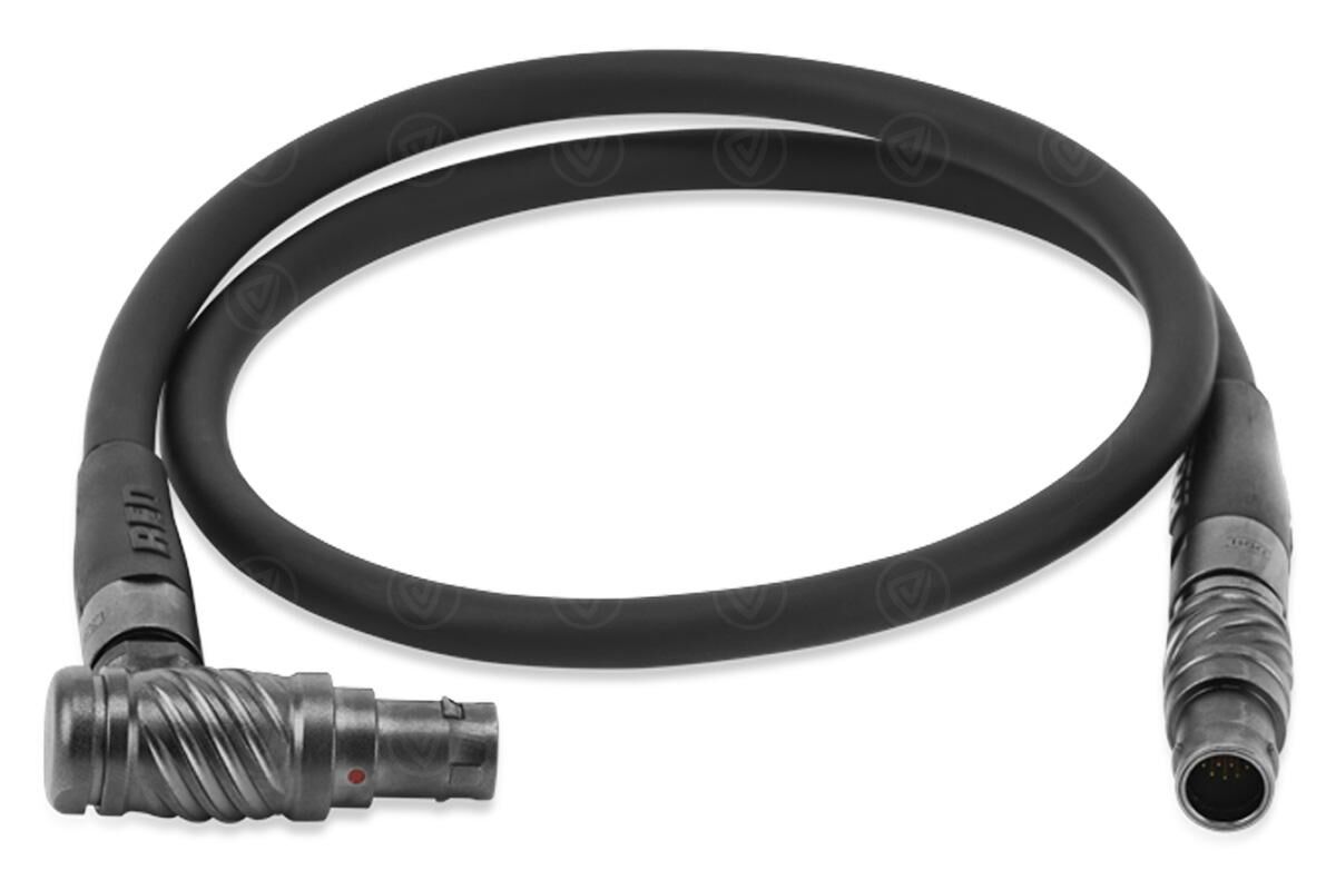 RED EVF Cable Right-to-Straight 18"