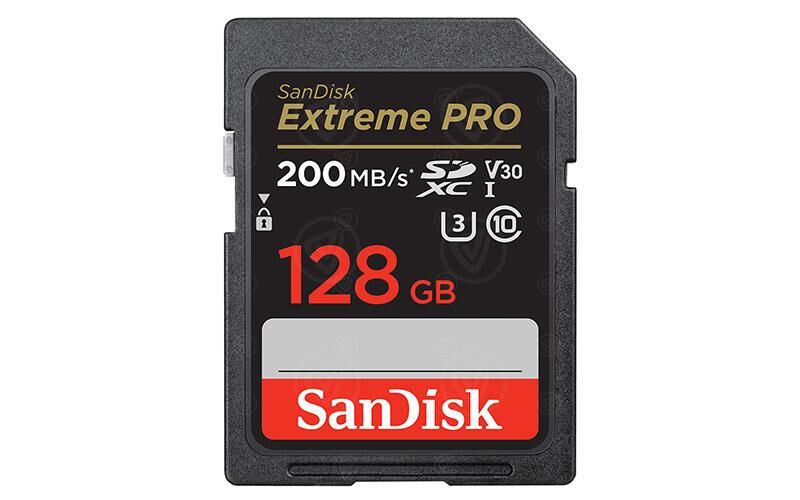 SanDisk Extreme PRO SDHC/SDXC V30 UHS-I - 128 GB
