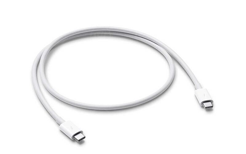 Apple Thunderbolt 3 Kabel weiß, 0,8 m
