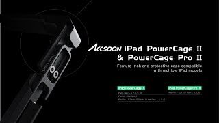Accsoon iPad PowerCage II mit ACC04 NP-F Battery Plate Adapter