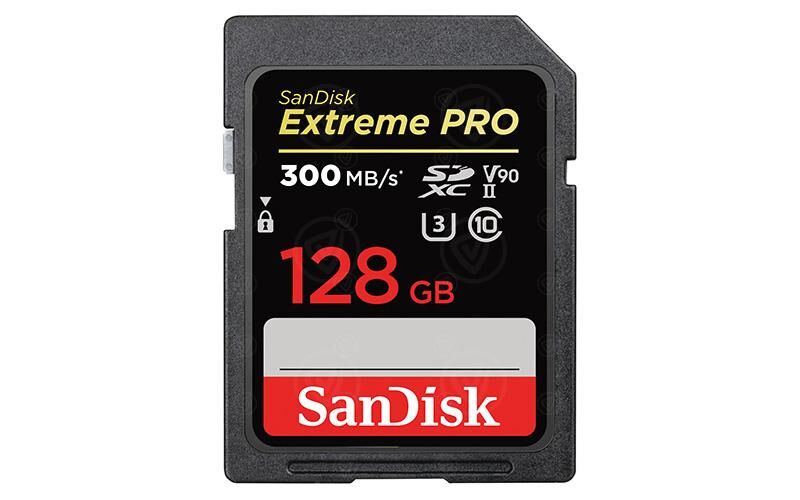 SanDisk Extreme Pro UHS II SDXC 128 GB V90 300 MB/s
