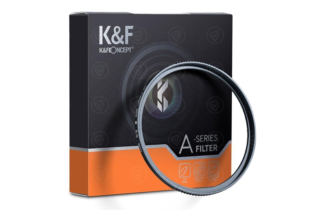 K&F Concept 72 mm MC-UV Filter, Slim, Green Multi-coated, German Optics