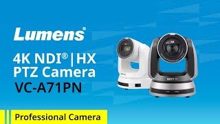 Lumens VC-A71PN UHD PTZ IP Camera