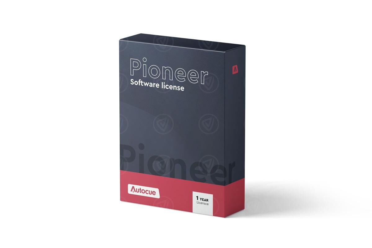 Autocue Pioneer Software License Pack (1 Jahr)