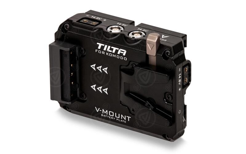 Tilta Dual Canon BP to V-Mount Adapter Battery Plate for RED KOMODO - Black (TA-T08-BPV-B)