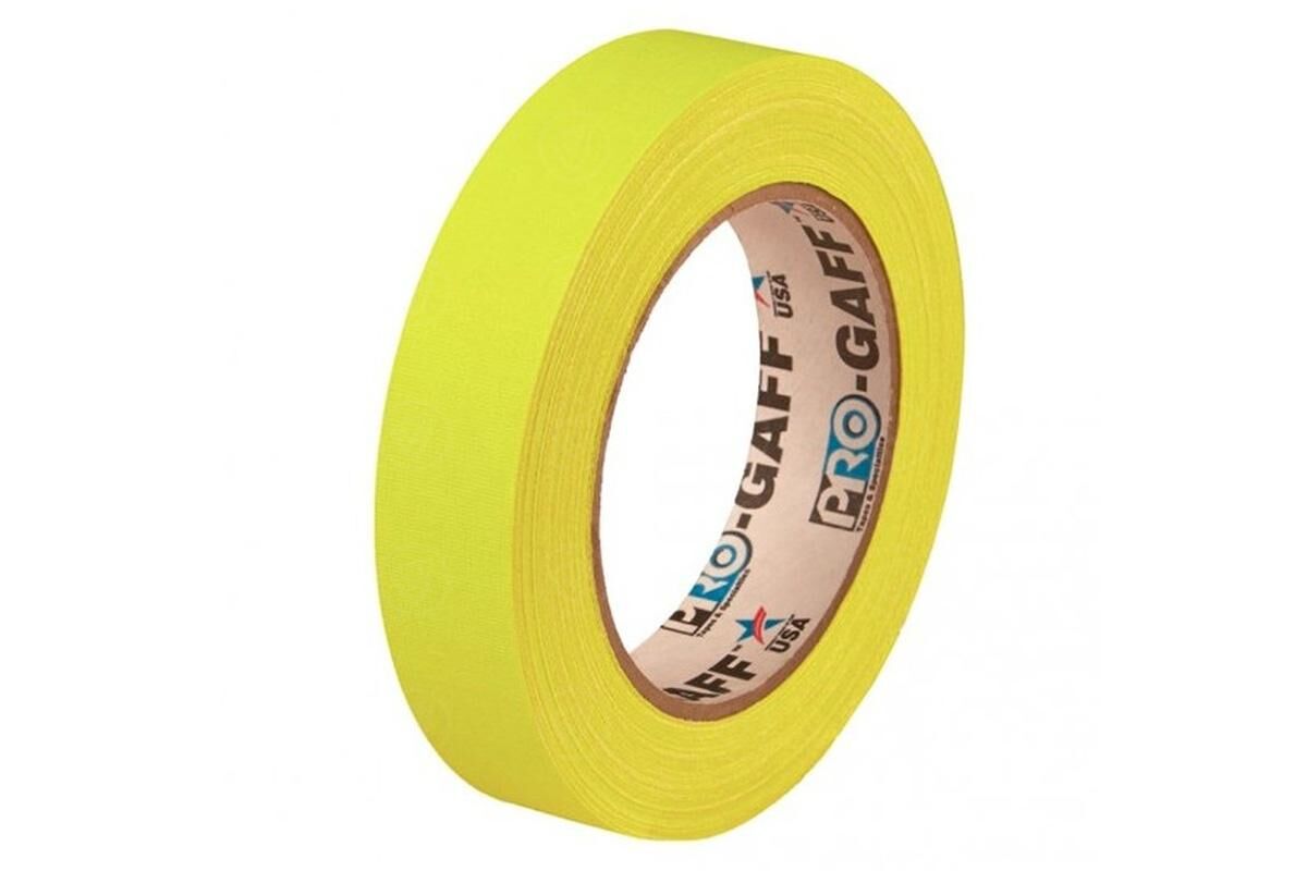 Pro Tapes Pro Gaff 24 mm x 22,86 m (Neon Gelb)