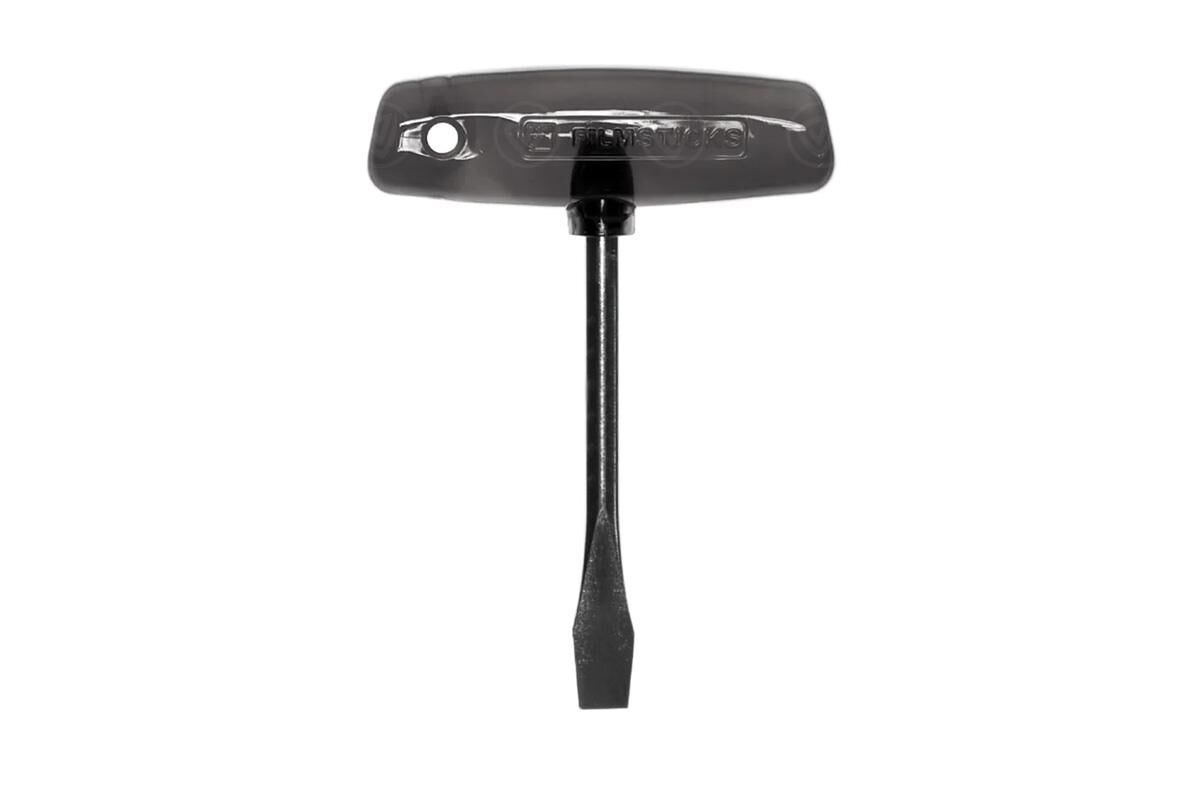 Filmsticks T-Handle Slotted Screwdriver, in Black coloured handle, extended Shaft Length (FTHANDLE-SD-L-BLACK)