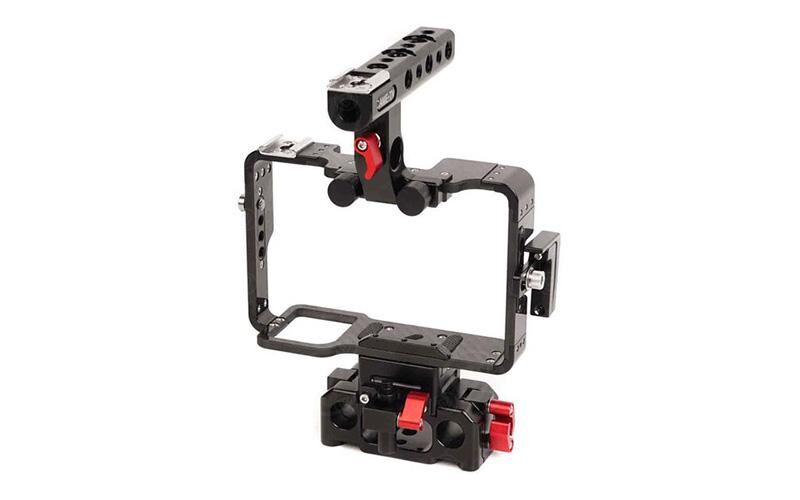 CAME-TV A7 Series Cameras Carbon Fiber Cage With 15mm Rod Base (A7-BLACK)