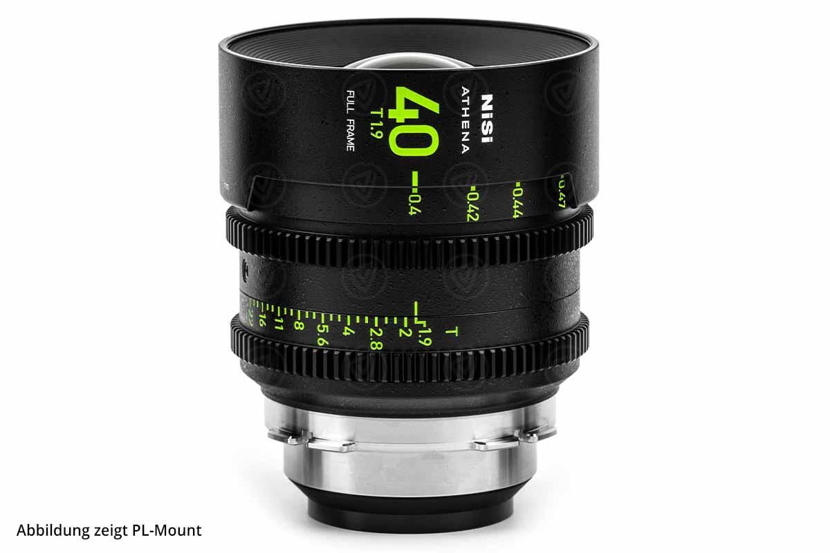 NiSi Athena 40 mm T1.9 - E-Mount (No Drop-In Filter)