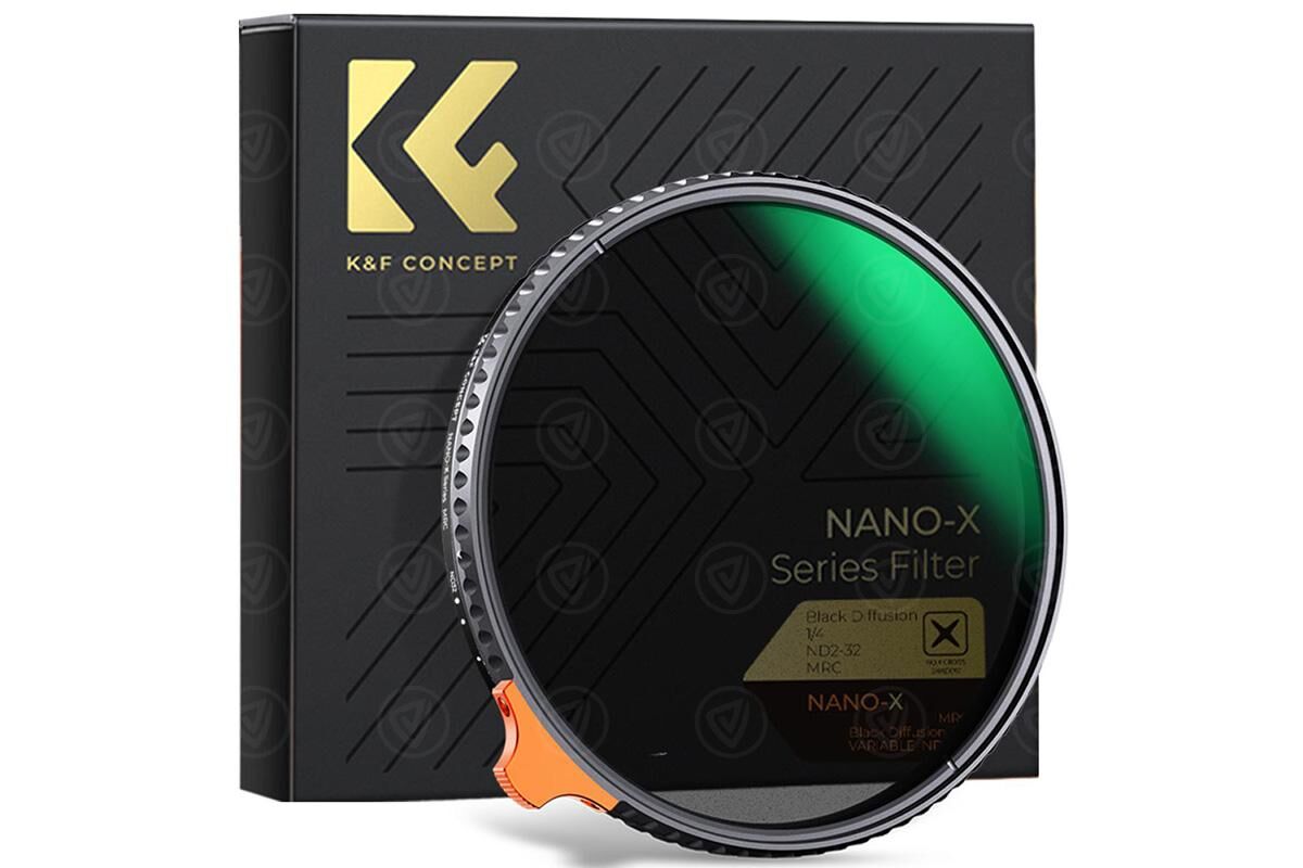 K&F Concept 82 mm, multifunctional adjustable black mist 1/4 & ND2~32, HD