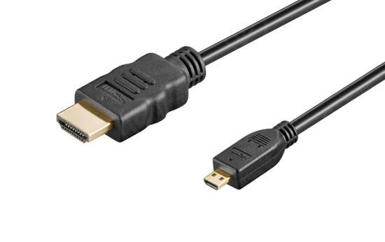 Adapterkabel Micro HDMI auf HDMI, 1 m